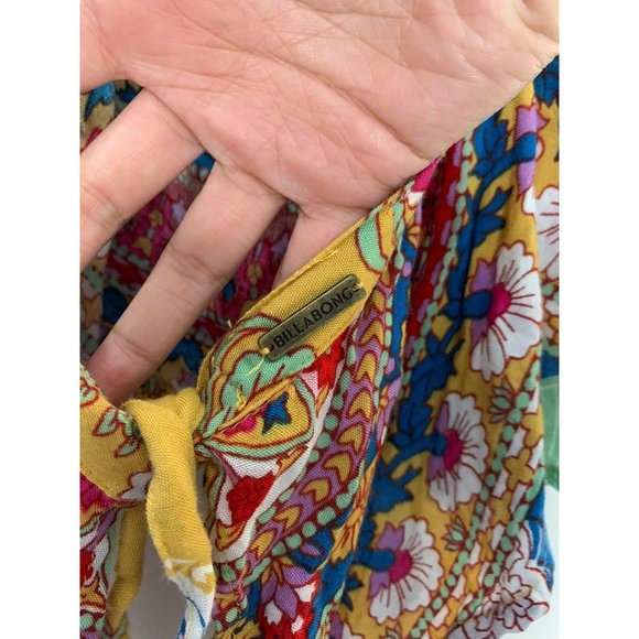 Billabong Halter Back Tie Bohemian Tank M - Picture 7 of 9